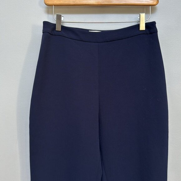 Aritzia Babaton Navy Blue Straight Leg kick Flare Pants Size 6 - Picture 8 of 12